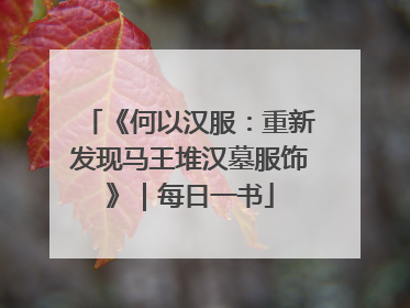 《何以汉服：重新发现马王堆汉墓服饰》｜每日一书