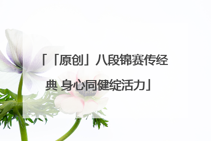 「原创」八段锦赛传经典 身心同健绽活力