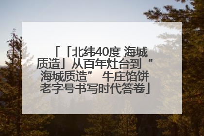 「北纬40度 海城质造」从百年灶台到“海城质造” 牛庄馅饼老字号书写时代答卷