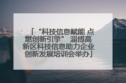 “科技信息赋能 点燃创新引擎” 淄博高新区科技信息助力企业创新发展培训会举办