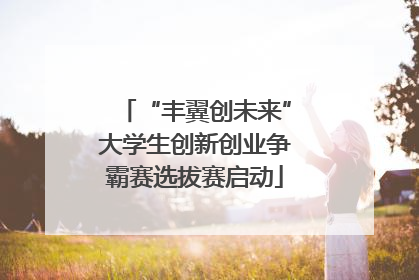“丰翼创未来”大学生创新创业争霸赛选拔赛启动