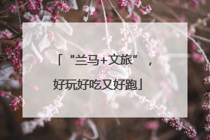 “兰马+文旅”，好玩好吃又好跑