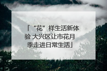 “花”样生活新体验 大兴区让市花月季走进日常生活