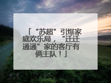 “苏超”引爆家庭欢乐局，“迁迁通通”家的客厅有俩主队！