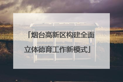 烟台高新区构建全面立体德育工作新模式
