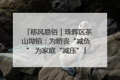 移风易俗｜珠晖区茶山坳镇：为婚丧“减负” 为家庭“减压”
