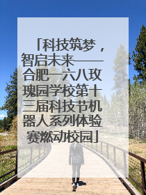 科技筑梦，智启未来——合肥一六八玫瑰园学校第十三届科技节机器人系列体验赛燃动校园