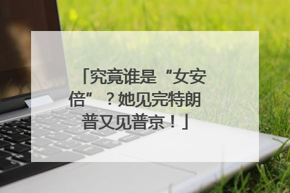 究竟谁是“女安倍”？她见完特朗普又见普京！
