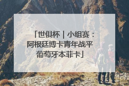 世俱杯｜小组赛：阿根廷博卡青年战平葡萄牙本菲卡