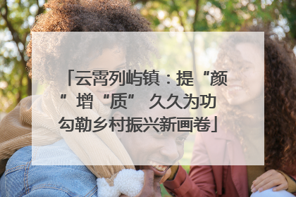 云霄列屿镇：提“颜”增“质” 久久为功勾勒乡村振兴新画卷
