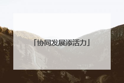 协同发展添活力