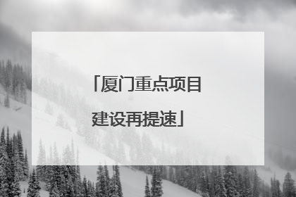 厦门重点项目建设再提速