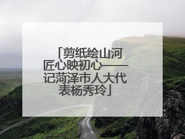 剪纸绘山河 匠心映初心——记菏泽市人大代表杨秀玲