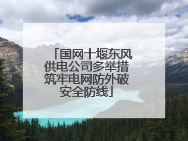 国网十堰东风供电公司多举措筑牢电网防外破安全防线