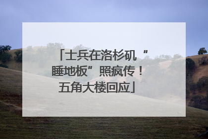 士兵在洛杉矶“睡地板”照疯传！五角大楼回应