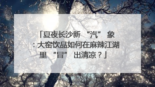 夏夜长沙新 “汽” 象：大窑饮品如何在麻辣江湖里 “冒” 出清凉？