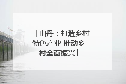 山丹：打造乡村特色产业 推动乡村全面振兴