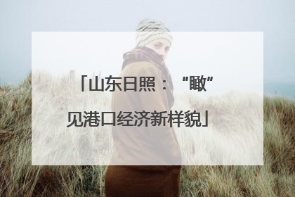 山东日照：“瞰”见港口经济新样貌