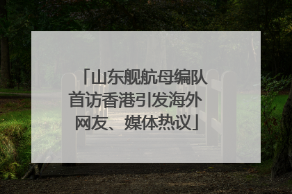 山东舰航母编队首访香港引发海外网友、媒体热议