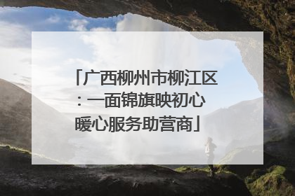 广西柳州市柳江区：一面锦旗映初心 暖心服务助营商