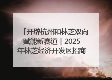 开辟杭州和林芝双向赋能新赛道｜2025年林芝经济开发区招商引资（杭州）推介展销活动在杭举办
