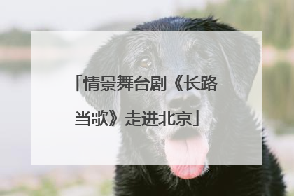 情景舞台剧《长路当歌》走进北京