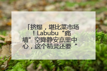 挤爆，堪比菜市场！Labubu“痛墙”空降静安嘉里中心，这个精灵还要“突袭”便利店？