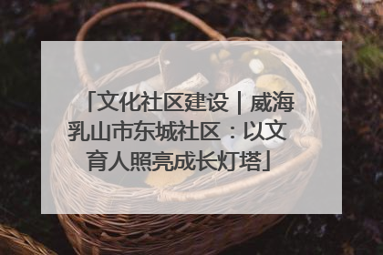文化社区建设｜威海乳山市东城社区：以文育人照亮成长灯塔