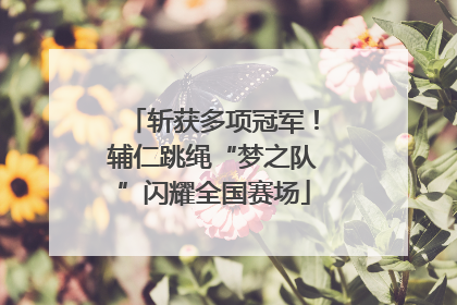 斩获多项冠军！辅仁跳绳“梦之队”闪耀全国赛场