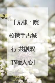 无棣：院校携手古城行 共融双节暖人心