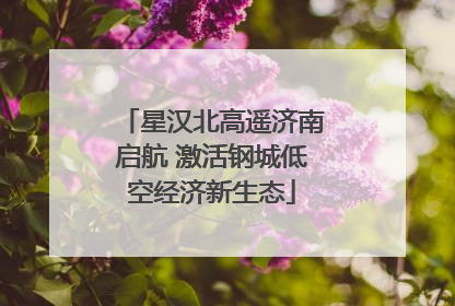 星汉北高遥济南启航 激活钢城低空经济新生态