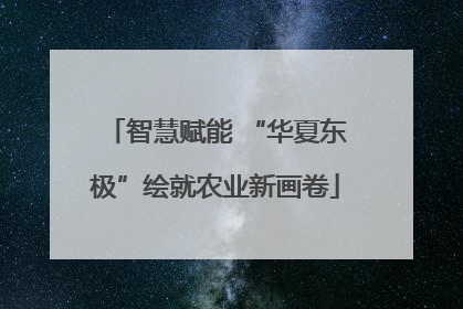 智慧赋能 “华夏东极”绘就农业新画卷