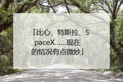 比心、特斯拉、SpaceX……现在的情况有点微妙