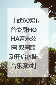 武汉欢乐谷变身HOHA音乐公园 双园联动开启水陆音乐派对