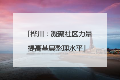 桦川：凝聚社区力量 提高基层整理水平