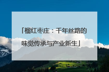 榴红枣庄：千年丝路的味觉传承与产业新生