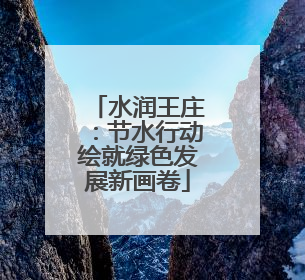 水润王庄：节水行动绘就绿色发展新画卷