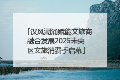 汉风潮涌赋能文旅商融合发展2025未央区文旅消费季启幕