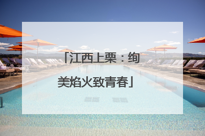 江西上栗：绚美焰火致青春