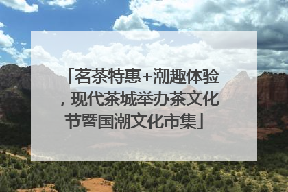 茗茶特惠+潮趣体验，现代茶城举办茶文化节暨国潮文化市集