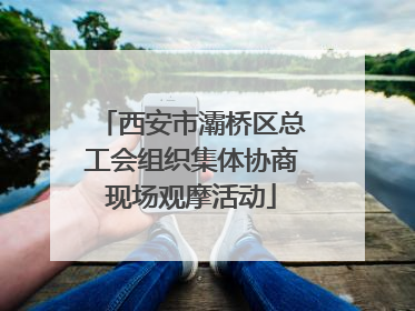 西安市灞桥区总工会组织集体协商现场观摩活动
