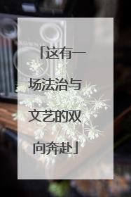 这有一场法治与文艺的双向奔赴