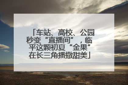 车站、高校、公园秒变“直播间”，临平这颗初夏“金果”在长三角播撒甜美