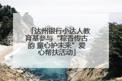 达州银行小达人教育基参与“粽香传古韵 童心护未来”爱心帮扶活动