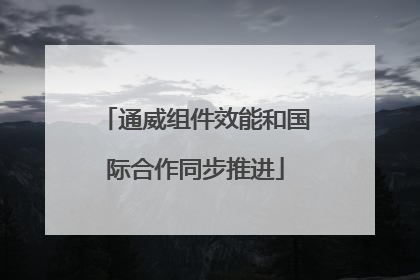 通威组件效能和国际合作同步推进