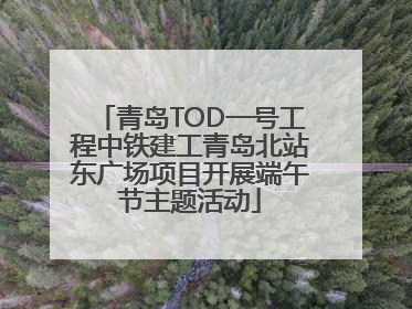 青岛TOD一号工程中铁建工青岛北站东广场项目开展端午节主题活动