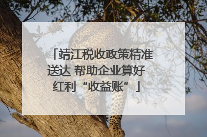 靖江税收政策精准送达 帮助企业算好红利“收益账”
