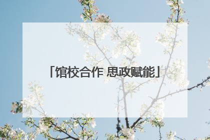 馆校合作 思政赋能