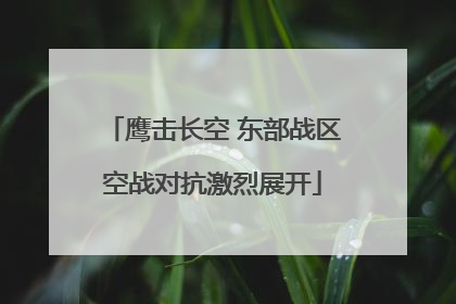 鹰击长空 东部战区空战对抗激烈展开