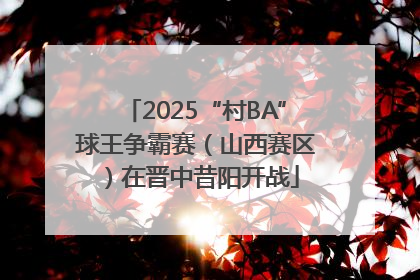 2025“村BA”球王争霸赛（山西赛区）在晋中昔阳开战